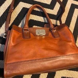 Cole Haan Medium Two-toned Brown Satchel